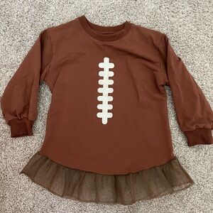 Toddler girl football dress